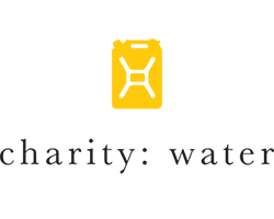 charity: water logo.